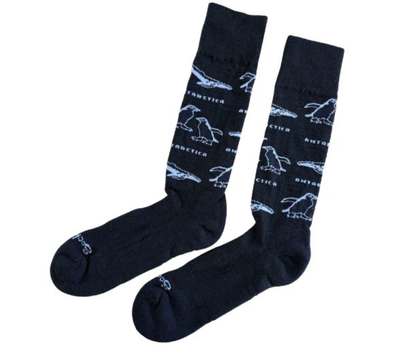 Special Edition: Antarctica Merino Boot Socks (Penguins & Whales)